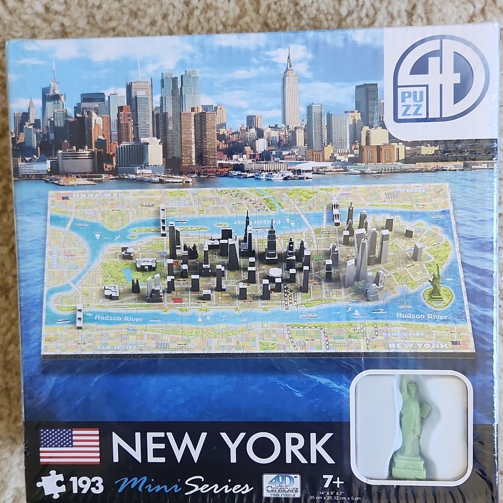 NIB New York Mini Series 4D Puzzle